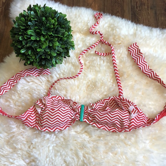 XHILARATION Chevron bikini small top medium bottom - Picture 5 of 11